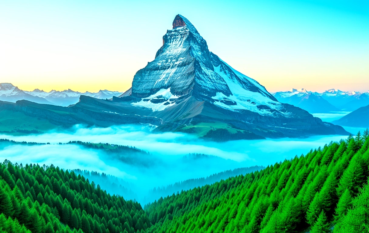 Schweizer Alpen Panorama